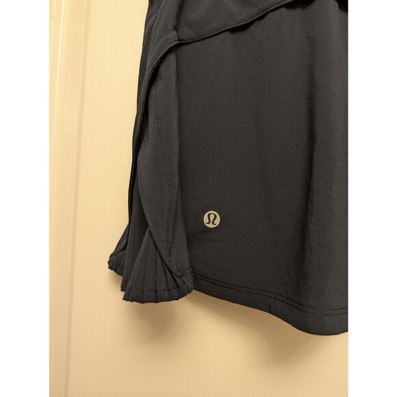 Lululemon Play Off The Pleats Tennis Skirt 16" Navy Blue Womens‎ 6 Sporty - Picture 4 of 6